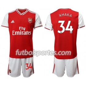 Camisetas Niños Arsenal Granit Xhaka 34 Primera Equipacion 2019/2020 
